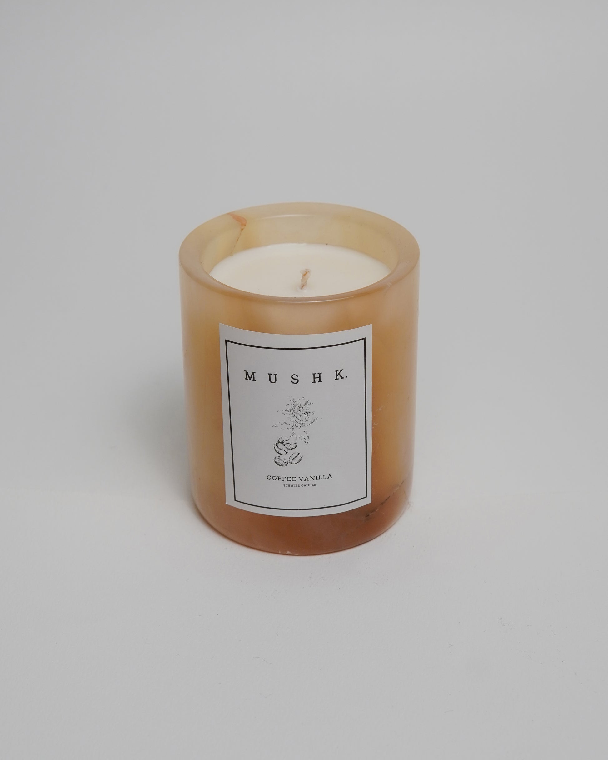 hand made scented soy wax marble candle